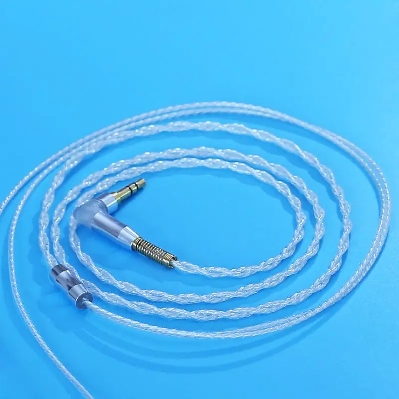 DIY PK2 наушники звук хороший наушники-вкладыши fever посеребренный провод с микрофоном/без микрофона - Цвет: without mic