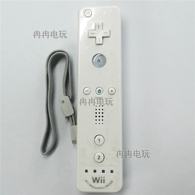 Синий Встроенный беспроводной пульт дистанционного управления Motion Plus для Nintendo wii Nunchuck для Nintendo wii Пульт дистанционного управления джойстиком Joypad - Цвет: Синий