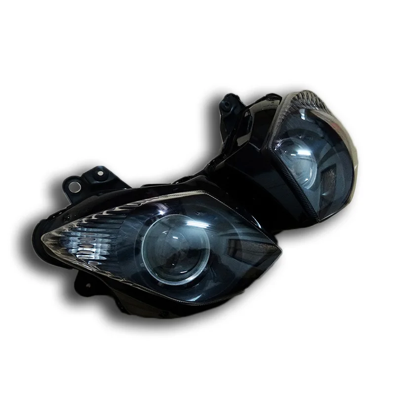 Для Kawasaki 09-13 ZX6R 08-10 ZX10R ZX 6R 10R передние фары для мотоцикла головной свет лампы фары прозрачная 2008 2009 2010 2011 2012