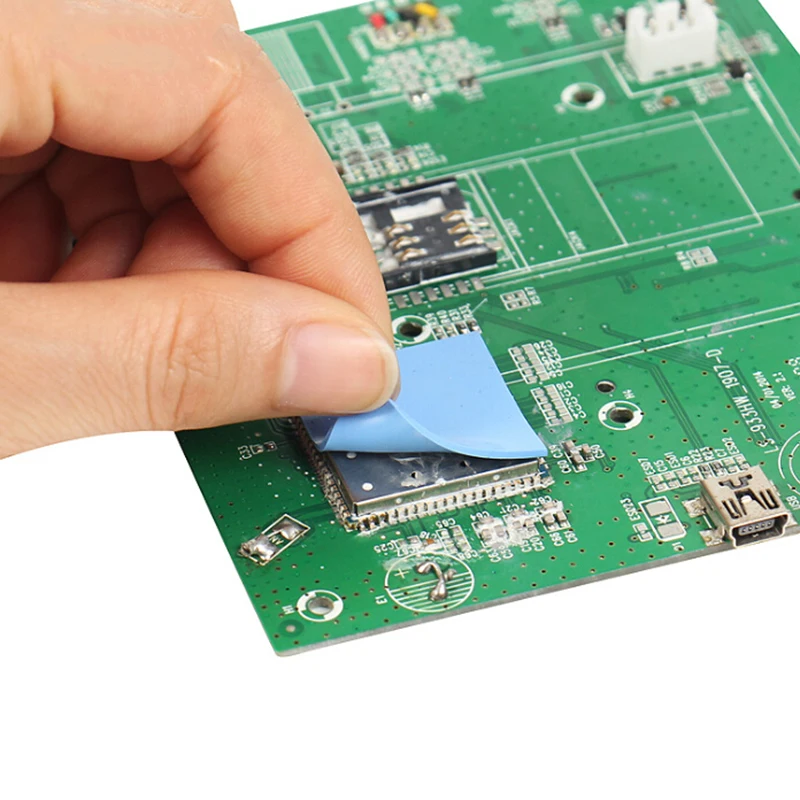 100 шт. силиконовая термопрокладка для процессора толщина 0 5 мм/1 мм/2 мм/5 мм |