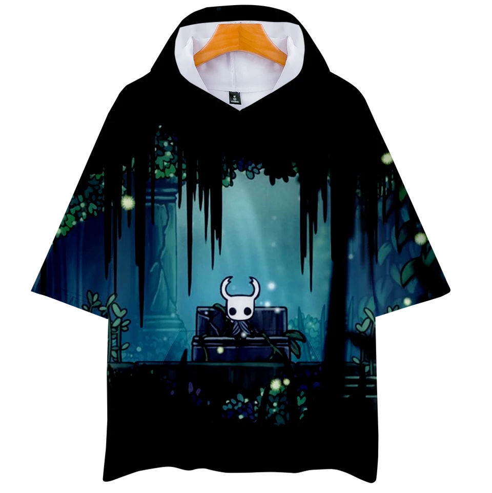 Футболки с капюшоном 3D принтом рыцаря женские/мужские модные летние футболки