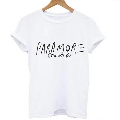 PARAMORE STILL INTO YOU футболка мужская с коротким рукавом 100% хлопок o-образным вырезом на