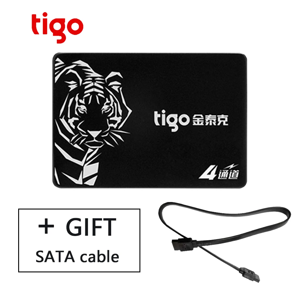 Tigo ssd жесткий диск 1 ТБ 512GB 128GB 256GB SATA Внутренний твердотельный накопитель для