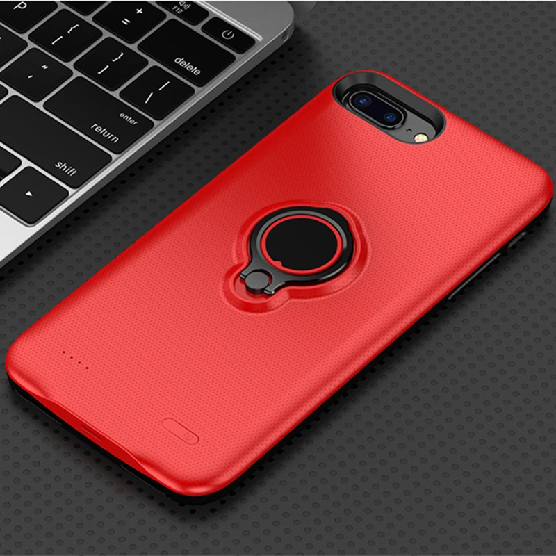 Внешний 2500/3700 мАч портативный резервный внешний аккумулятор для iPhone 7 6 6S Plus Магнитный чехол для зарядного устройства для iPhone 7 Plus 6 Plus