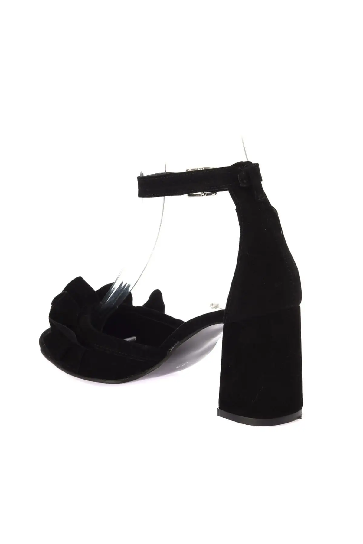 Soho Black Suede Women 'S High-Heeled Shoes 12840 | Обувь