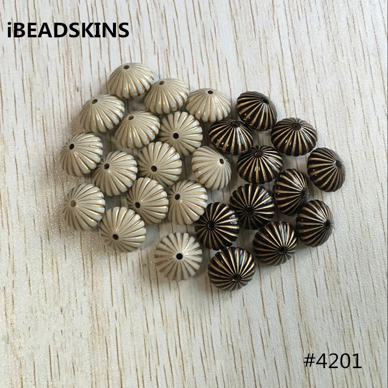 (Выберите цвет) 15x10 5 мм 450 шт./лот акриловые бусины Abacus в античном стиле для
