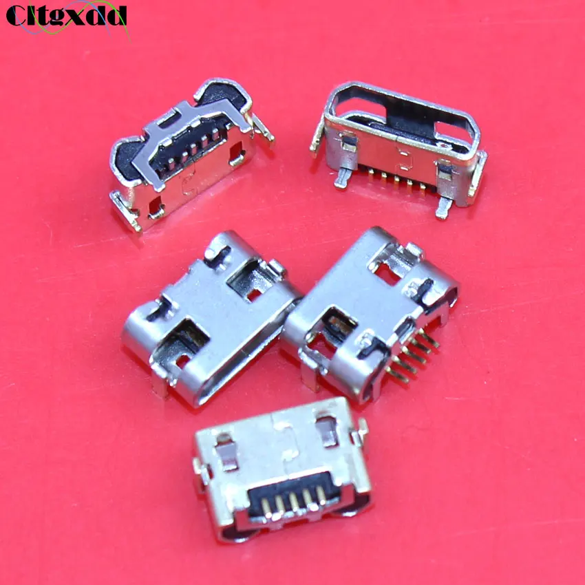 Cltgxdd 20 ~ 200 шт. 5 контактный гнездовой разъем Micro USB зарядное гнездо порт коннектор