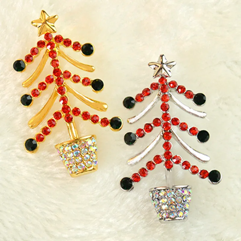 Новая модная женская брошь в виде елки X1629 | Украшения и аксессуары