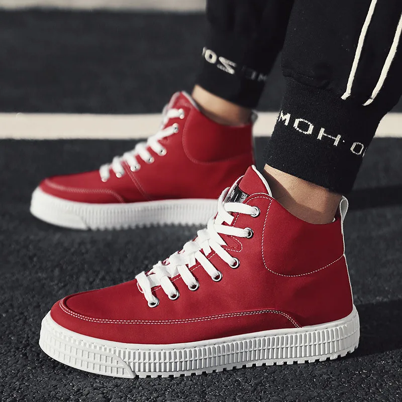 TOSJC однотонная парусиновая обувь бренд высокое качество Для мужчин повседневная