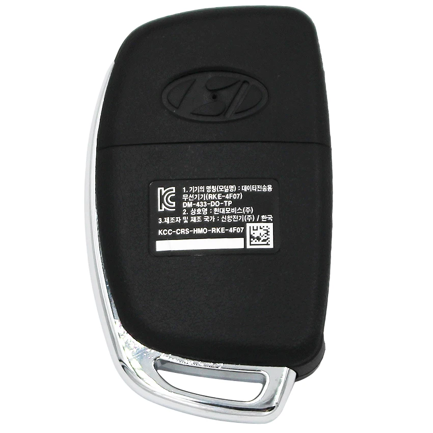 3 кнопки Floding удаленный ключ 434 МГц ID46 чип для Hyundai ELANTRA новый Verna управления Fob|Ключ