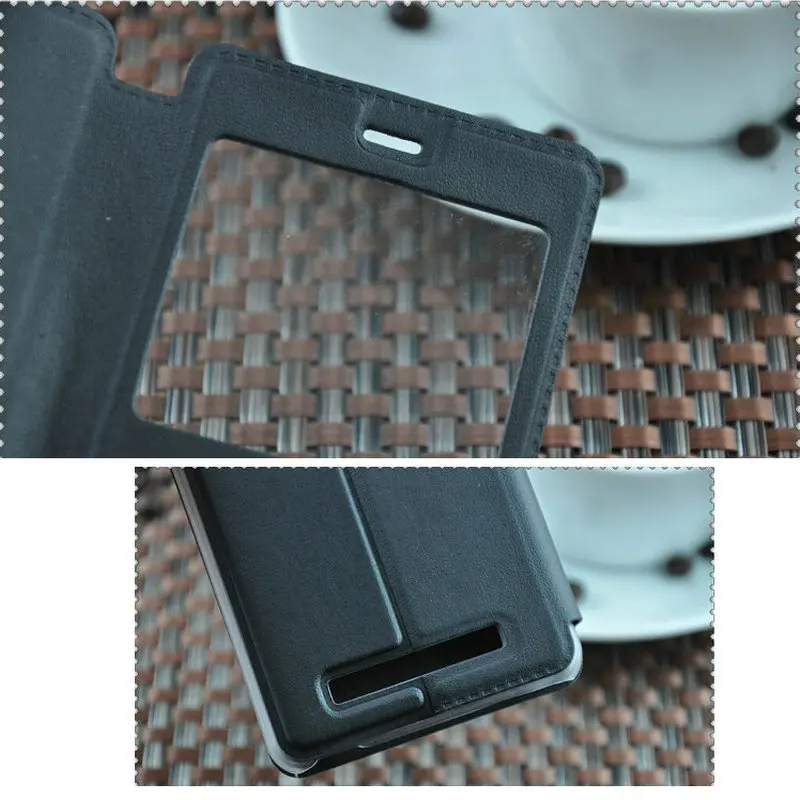 Роскошный кожаный чехол Mobfone Window для highscreen power ice Max 5 3 ''с откидной крышкой 0''