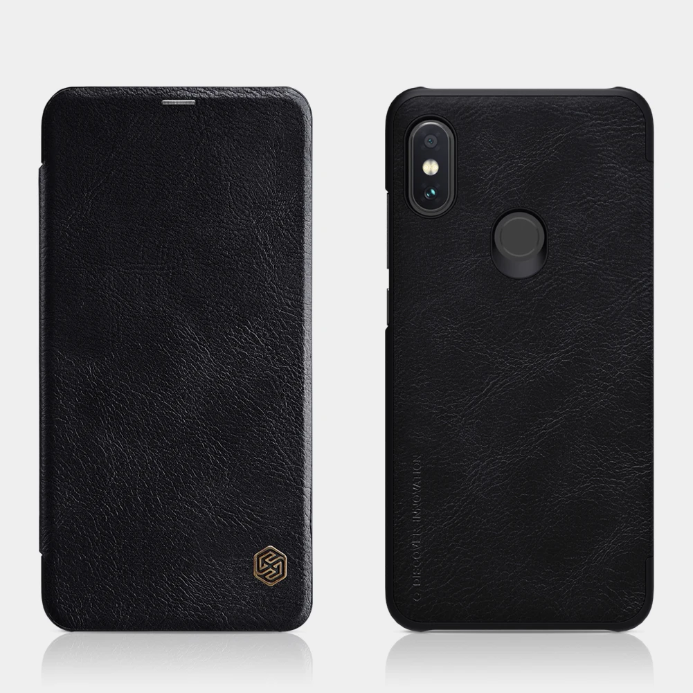 Чехол-накладка для Xiaomi Redmi Note 6 Pro, серия Nillkin Qin, чехол-книжка из искусственной кожи для Xiaomi Redmi Note 6 Pro