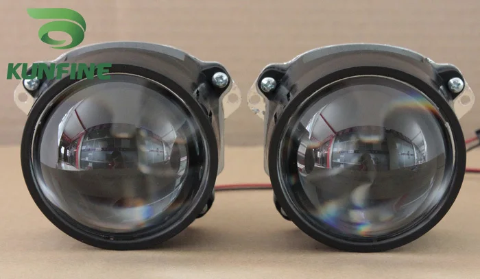 Биксеноновые HID Проекционные линзы KUNFINE 2 шт./лот 3 0 дюйма с дальним и ближним