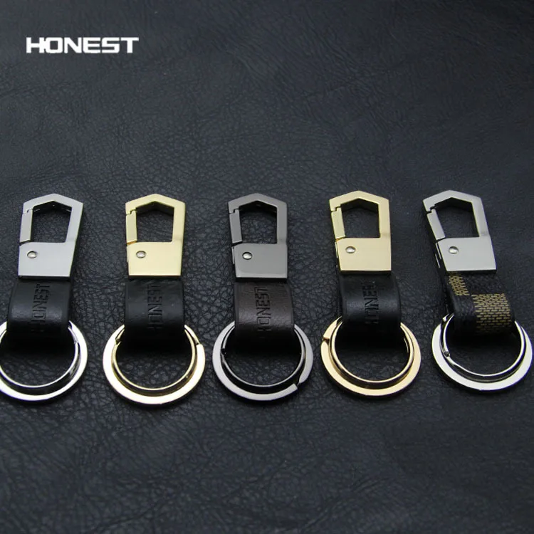 Honest Высококачественная Автомобильная цепочка для ключей, женские и мужские брелки, классические кожаные брелки для ключей, держатель для сумки, кулон, лучший подарок, ювелирные аксессуары
