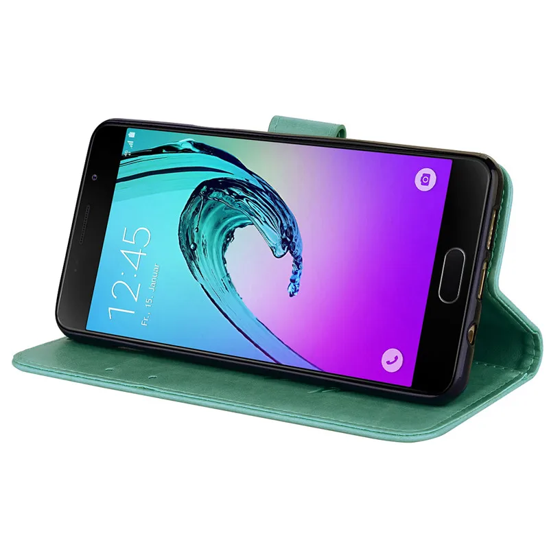Кожаный флип-чехол для samsung Galaxy A3 чехол-кошелек для телефона чехол для samsung A3 синий A310F SM A310 A 3 6 A36