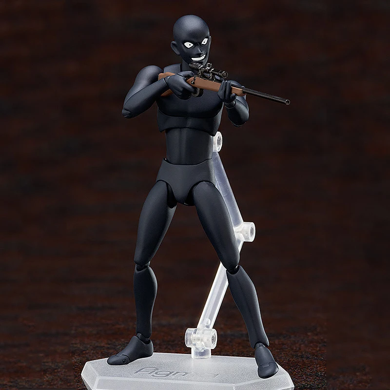 Detective Conan Figma 878 черный человек подвижный персонаж ручная версия черное тело #
