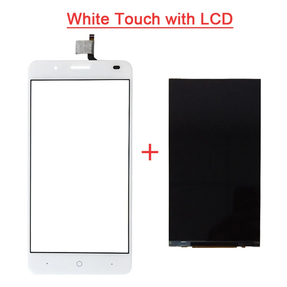 White Touch with Lcd Протестирован для UleFone Tiger ЖК-дисплей с сенсорным экраном дигитайзер для UleFone Tiger ЖК-стекло Сенсорная панель запасные части - Цвет: White Touch with Lcd