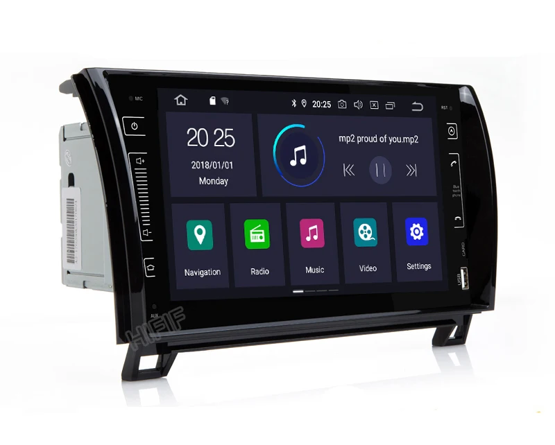 " ips DSP 4G Android 9,0 2 DIN Автомобильный мультимедийный плеер для Toyota Sequoia Tundra Радио стерео Авто Аудио навигация без DVD