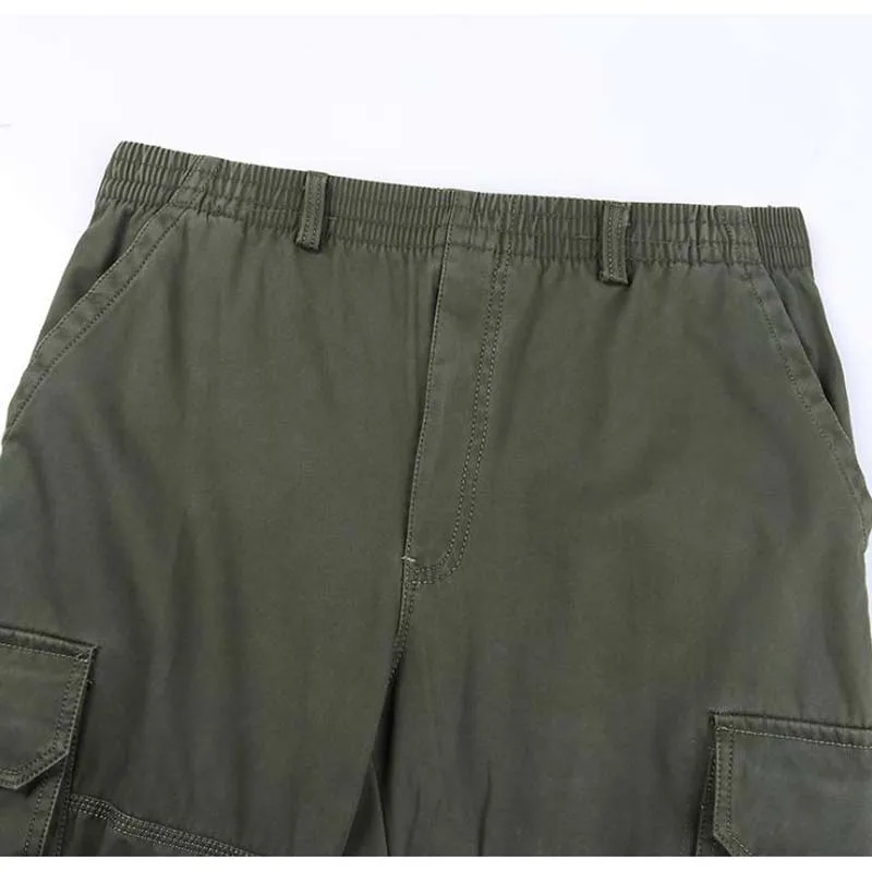 Осень-зима размера плюс мужские брюки свободные повседневные мешковатые штаны