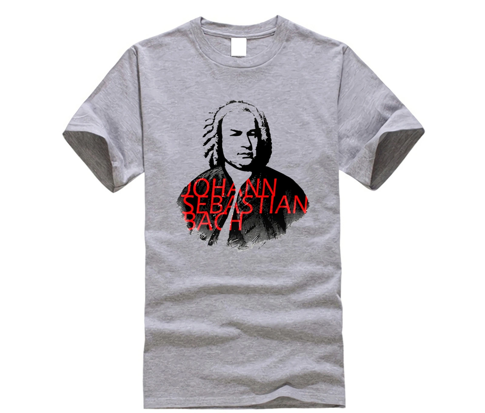 Футболка с немецким композитором и героями мультфильмов Johann Sebastian Bach Sketch