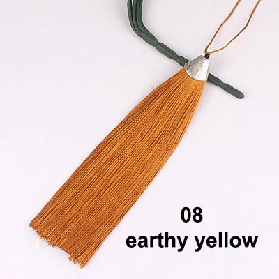 8 earthy yellow 2 шт./лот 18 см кисточка декоративная шелковая Сделай Сам кисточки шелковая кисточка швейная ткань аксессуары бахрома отделка для diy Подвеска кисточка Декор - Цвет: 8 earthy yellow