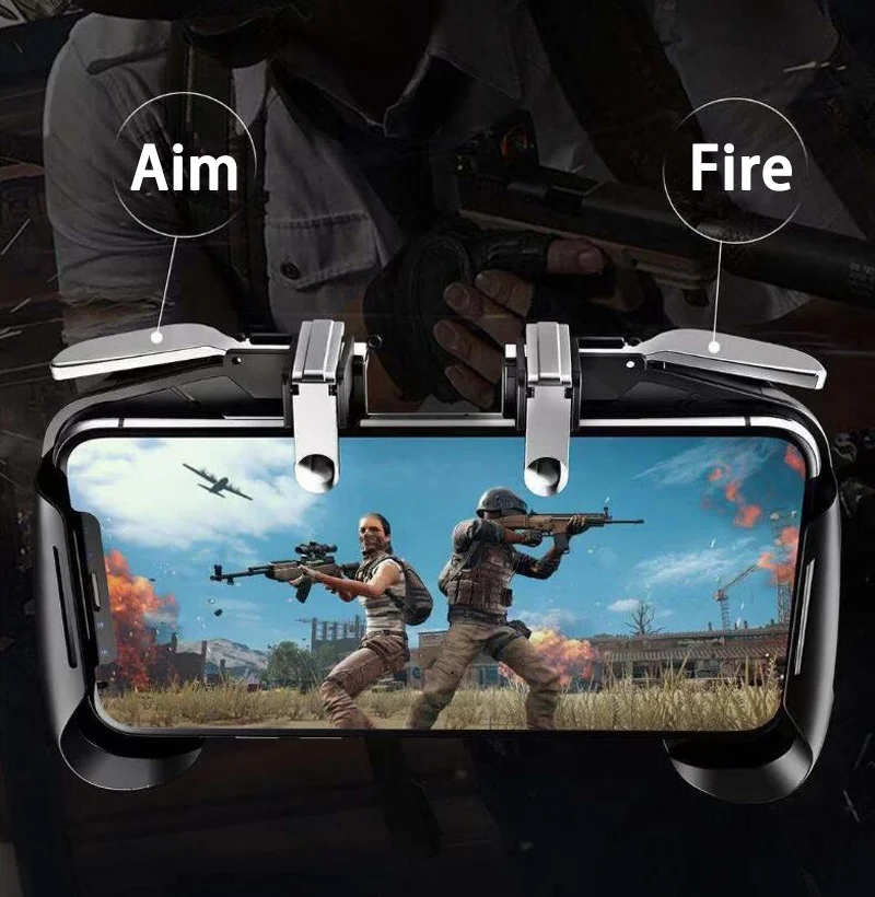 Мобильный контроллер стрелок триггер PUBG мобильный контроллер Кнопка огня ручка для Android iOS