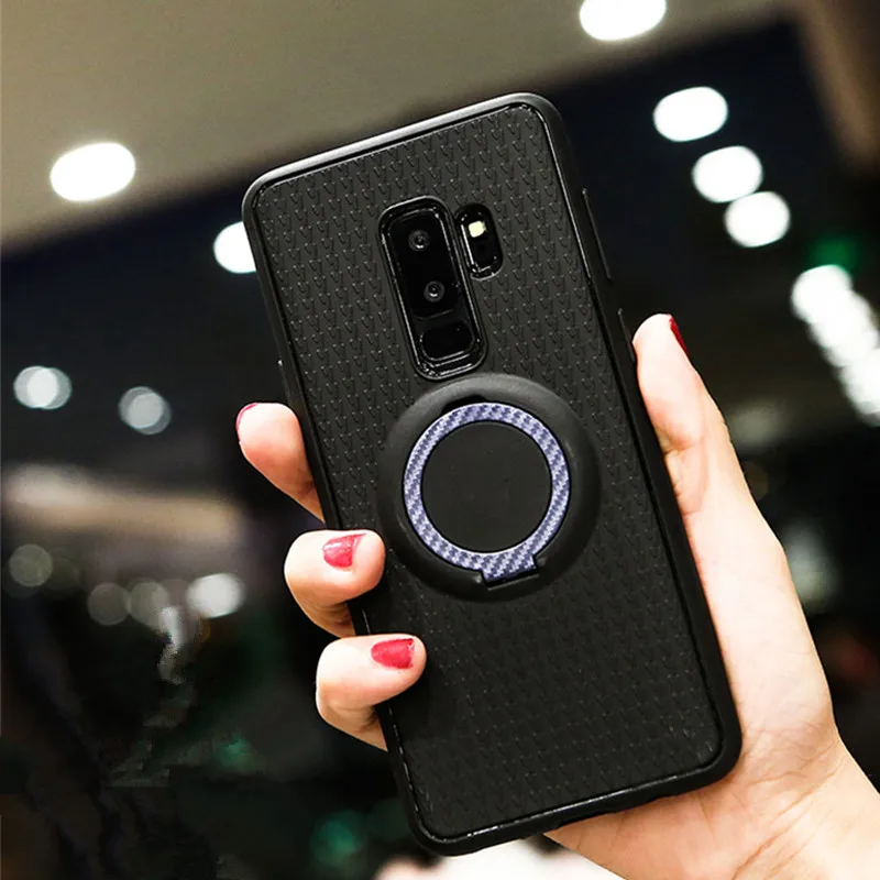 Высококачественный чехол для Samsung Galaxy S9 Plus + автомобильный держатель подставка