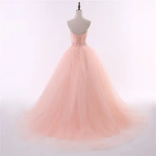 ANGELSBRIDEP Бальные платья для 15 лет платье Quinceanera 2021 сексуальные розовые тюлевые до