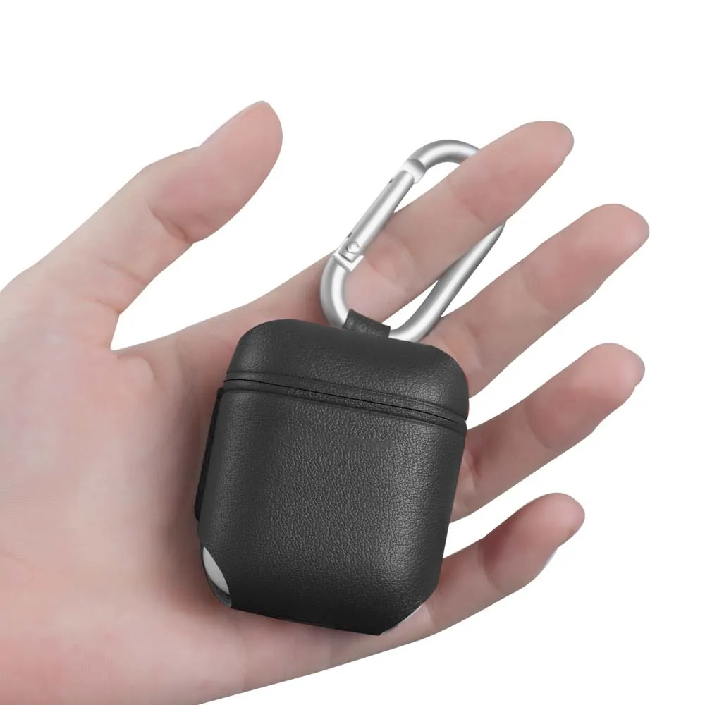 JINSERTA чехол из натуральной кожи для гарнитура для airpods чехлы с защитой от потери пряжки аксессуары для наушников Защитная крышка для wi-fi-модуля