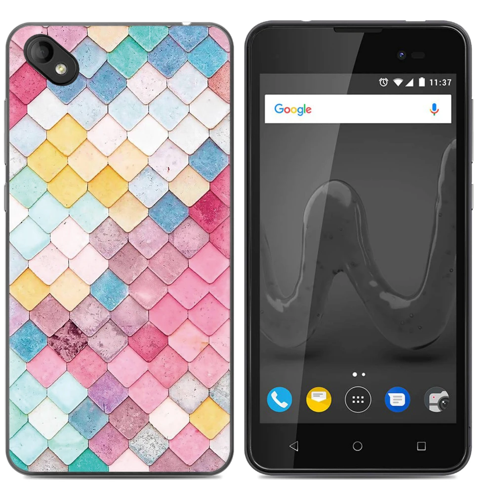 YIKS СПС Coque Wiko Sunny2 Plus чехол роскошный Мультфильм ТПУ для fundas Мягкий силиконовый