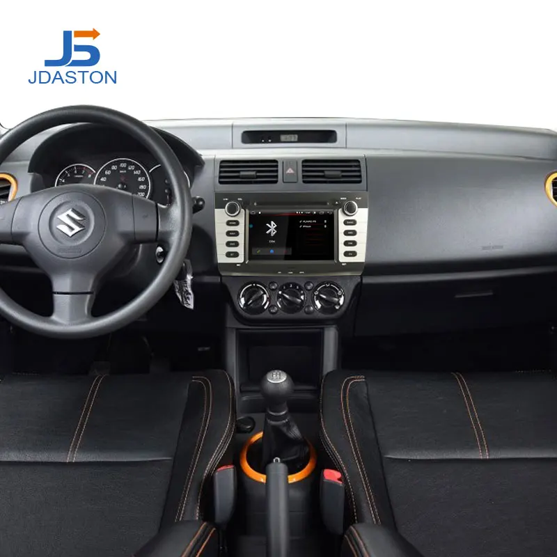 JDASTON Android 10 0 автомобильный dvd плеер для suzuki swift 2004 2010 Мультимедиа GPS навигация 2 Din