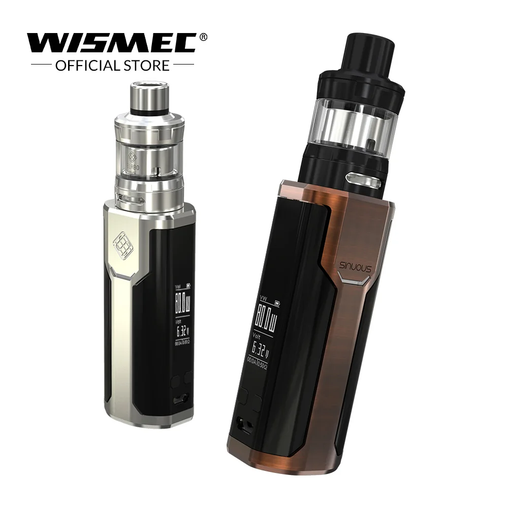 Оригинальный комплект Wismec P80 с мини баком Elabo 2 мл 80 Вт макс. выход в боксе