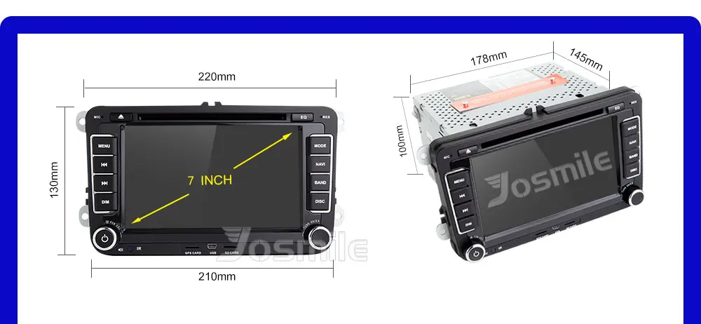 Автомобильный dvd-плеер Josmile 2 Din для VW Volkswagen Passat b6 b7 Skoda Octavia Superb 2 T5 Golf 5 сиденье для Polo leon радио gps навигация