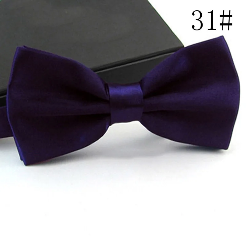 Men Dark Purple Галстук-бабочка для мужчин и детей, Официальный галстук для мальчиков, мужской модный деловой Свадебный галстук-бабочка, мужская рубашка Krawatte, мужские галстуки, подарки - Цвет: Men Dark Purple