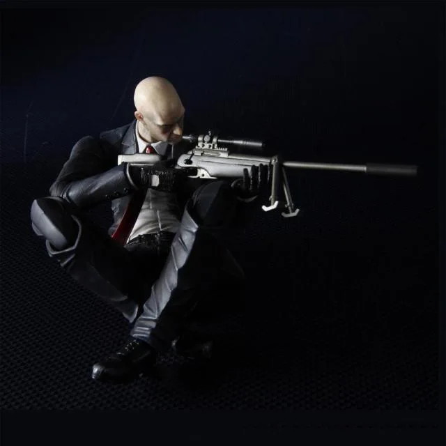 Новинка 23 см Hitman Codename Killer 47 игры Искусство игры ПВХ экшн фигурная Смола Коллекция Модель игрушки подарки
