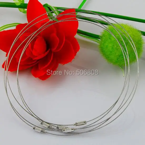 Оптовая продажа-100 шт. серое колье из нержавеющей стали диаметром 1 мм и 18 дюймов