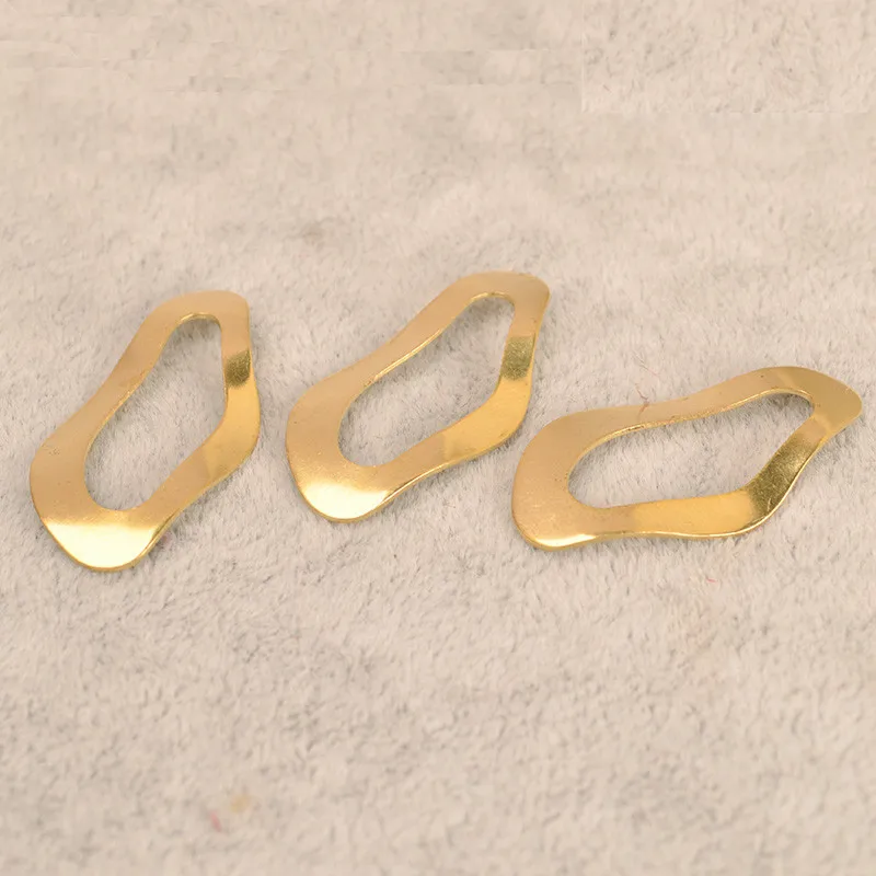 SEA MEW 100 шт 15 мм * 31 Модные металлические полые медные Подвески DIY серьги аксессуары