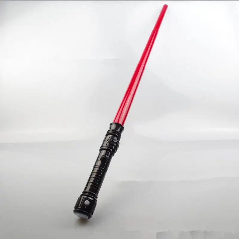 Boy Girl Gift Light Stick Luminescent Music Telescopic Star Wars Laser Sword Lightsaber Cosplay Props Children's Flashing Toys | Игрушки