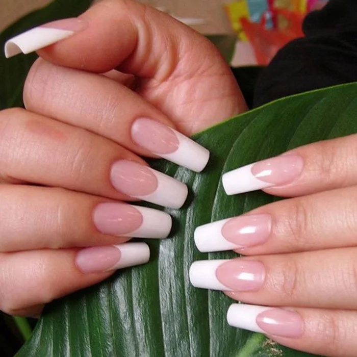 CoolMall-10 size False Nail 500pcs Artificial Acrylic French Art Tools | Красота и здоровье