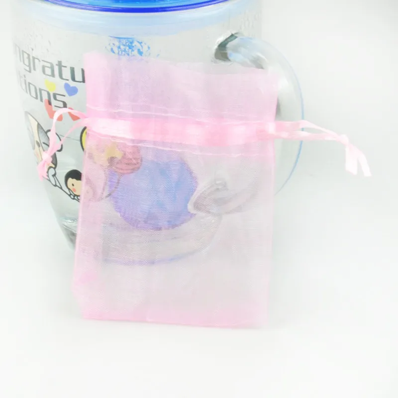 5 шт./лот оптовая продажа милые красочные сумки из органзы для свадебной