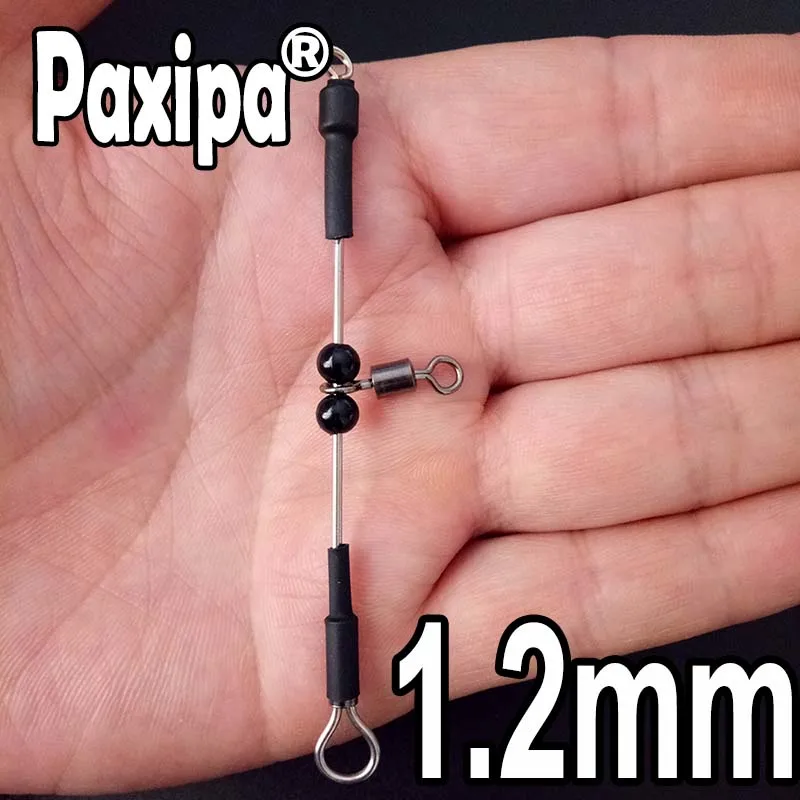 6 шт. рыболовный разъем Urfe Para Temporales Enganches Rapidos Para la Pesca Kolay Atma Aparati - Цвет: 1.2mm black