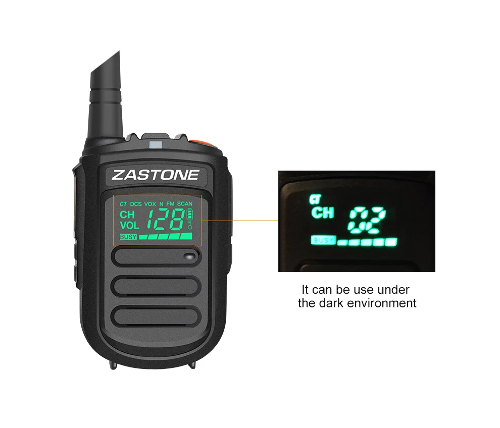 Zastone портативная рация 3 Вт мощность UHF 400-470 МГц двухсторонний радио коммуникатор КВ трансивер ham radio telsiz