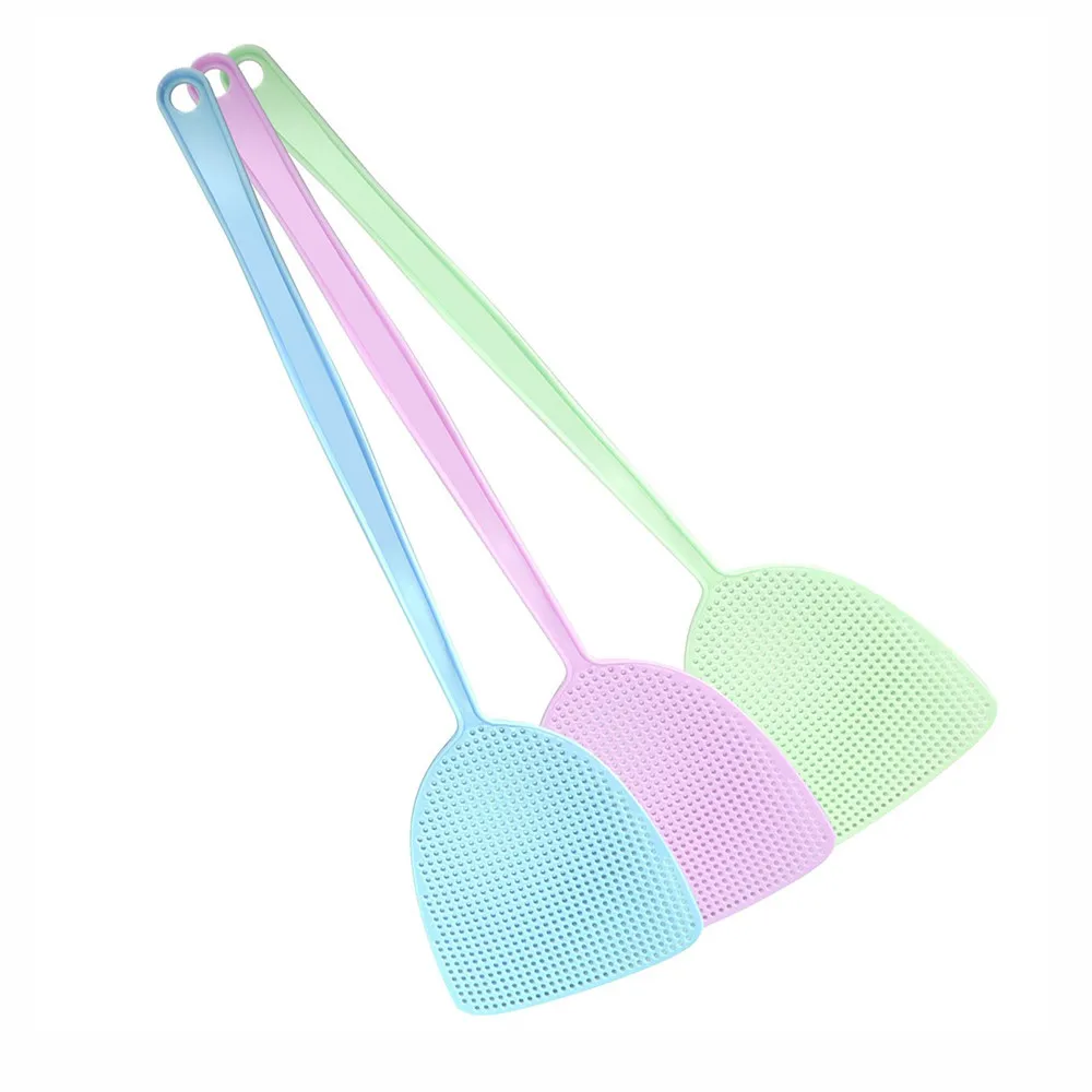 1 шт. мухобойка борьбы с вредителями ручная пластиковая прочная длинная ракетка