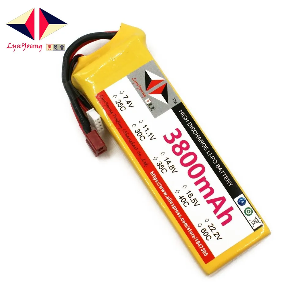 Аккумулятор HX Lipo 3S 11 1 В 3800 мАч 25C 30C 35C 40C 60C для радиоуправляемого дрона