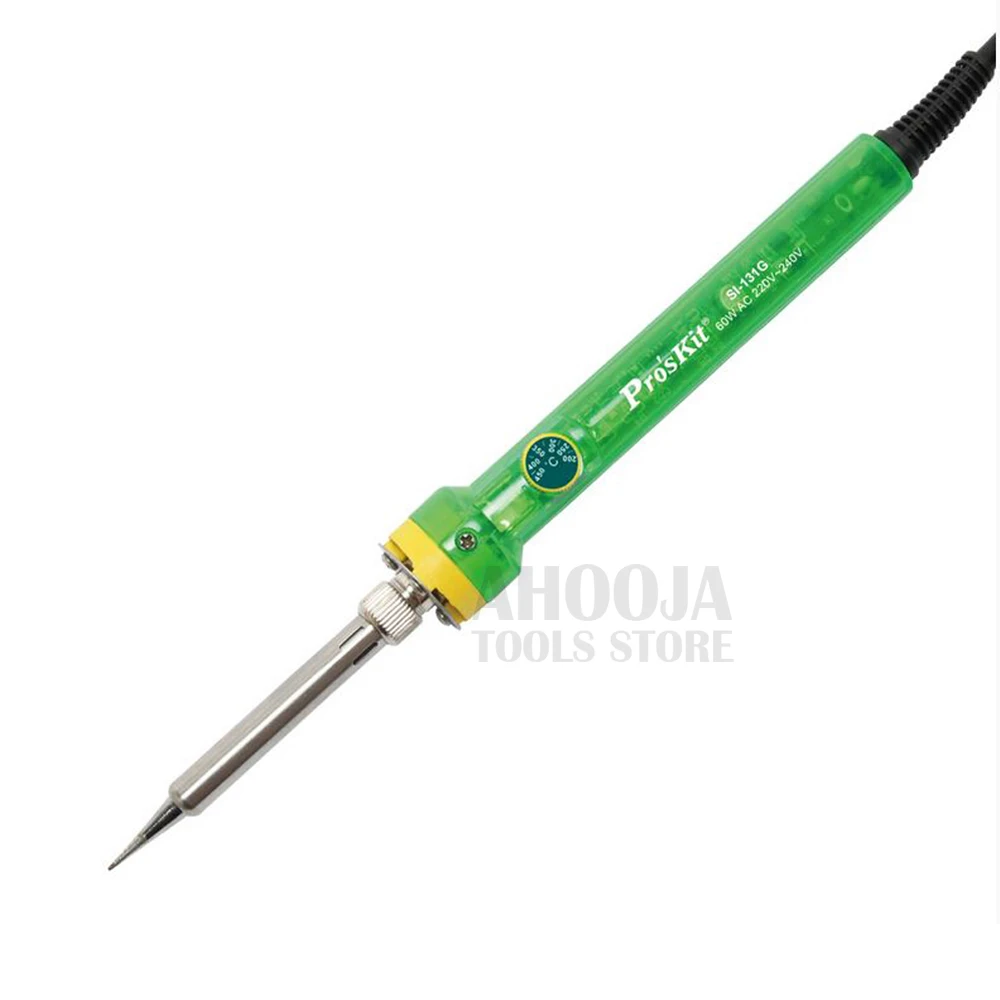 Pro'skit SI-131G 60 Вт Электрический паяльник с регулируемой температурой сварочный паяльник паяльная станция с паяльниками