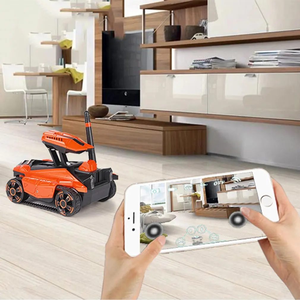 Rc Танк с HD камерой ATTOP YD 211 Wifi FPV 0.3MP камера приложение пульт дистанционного