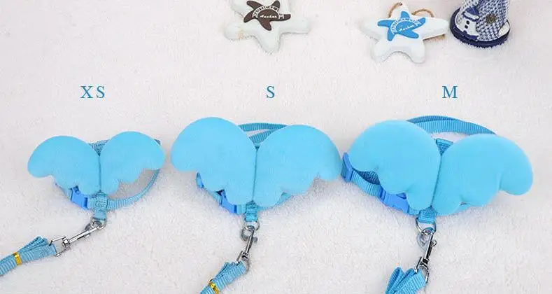 Милые ангельские поводки для питомцев ошейники собак щенков поводок маленьких