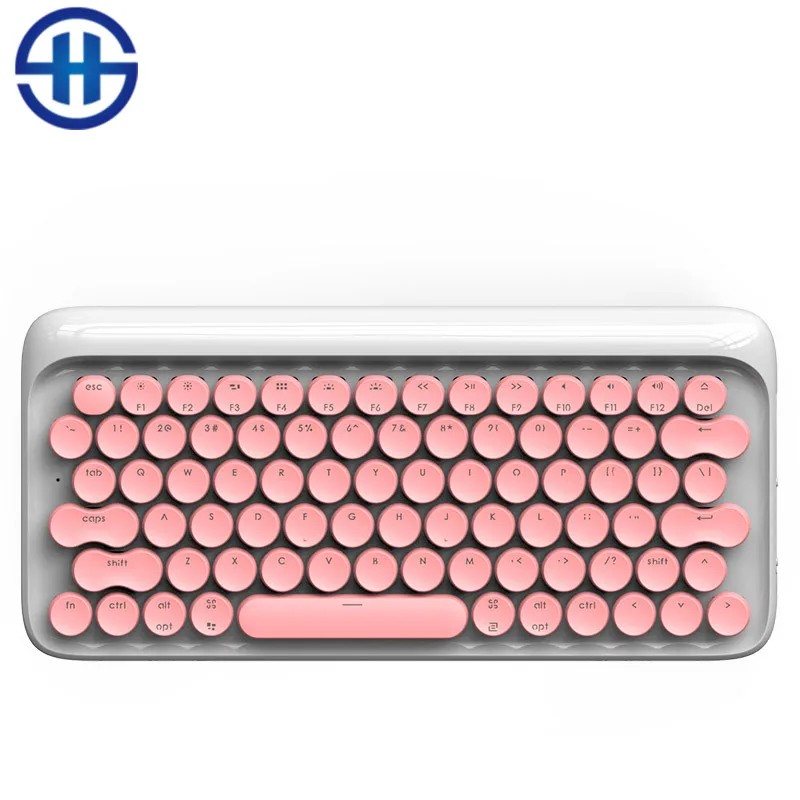LOFREE точка Bluetooth USB механическая клавиатура Беспроводной подсветкой круглая