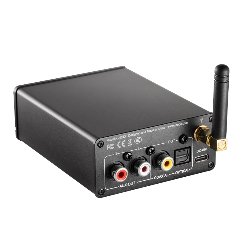 Аудиоприемник XDUOO ЦАП с поддержкой ПК и USB 5 дюймов QCC3008 ES9018K2M Bluetooth|Усилители для