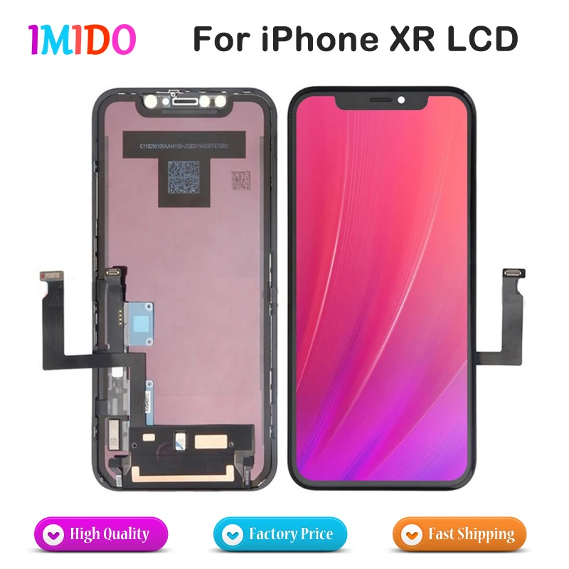 2 шт. оригинальный для iPhone XR ЖК дисплей OEM сенсорный экран дигитайзер сборка TFT LCD